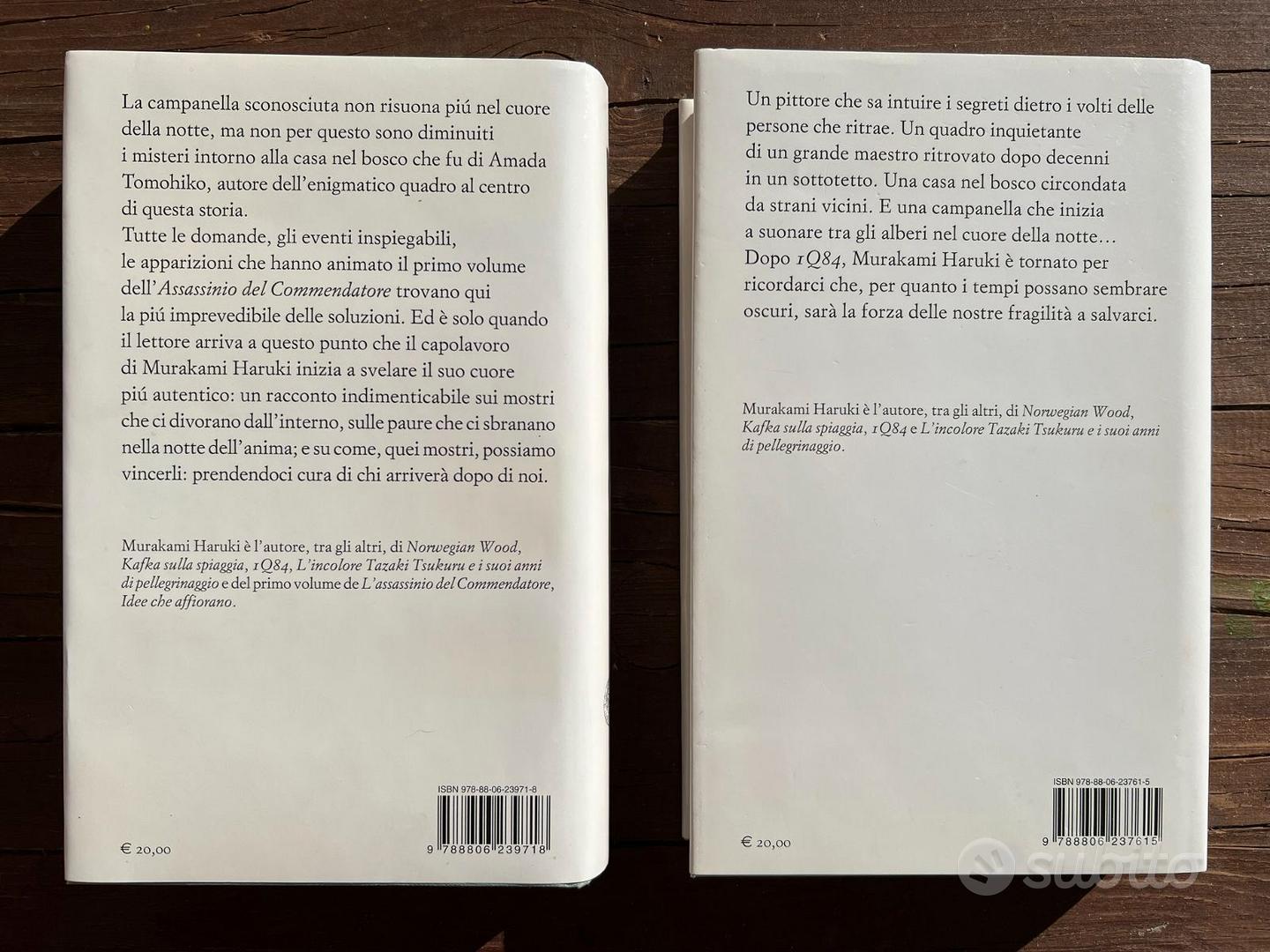 L'assasinio del commendatore Murakami Haruki (1e2) - Libri e Riviste In  vendita a Pavia