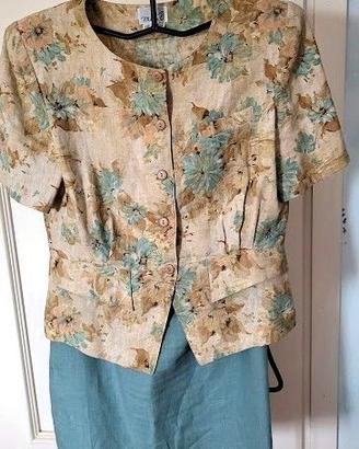 completo donna puro lino