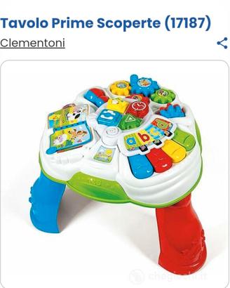 Tavolo Prime Scoperte CLEMENTONI PERFETTO