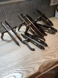 6 maniglie in ottone in buono stato