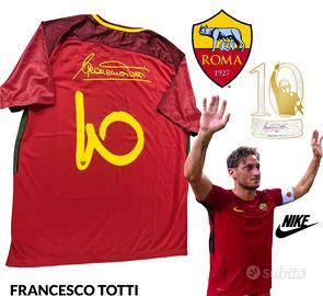 ✅🟡🔴AS ROMA⭐️ADDIO TOTTI⭐️maglia⭐2017⭐️SIZE XL⭐️