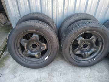 4 cerchi ferro + gomme estive 16" Citroen C3 €190
