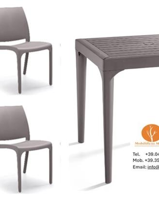 Tavolini Sedie Bar Ristorante Esterno 0309