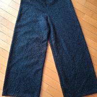 pantalone nero vita alta