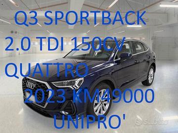 Audi Q3 2.0 TDI 150CV QUATTRO S-TRONIC SPORTBACK P