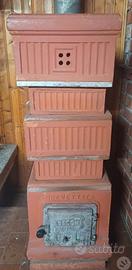 Stufa in terracotta BECCHI - Modello a colonna - V
