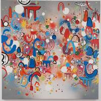 Willow (Filippo Bruno) smalto su tela 80x80 cm