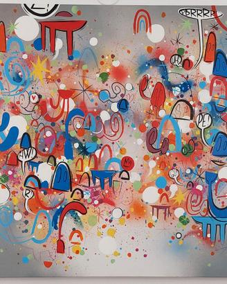 Willow (Filippo Bruno) smalto su tela 80x80 cm