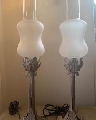 Lampada Vintage ferro battuto