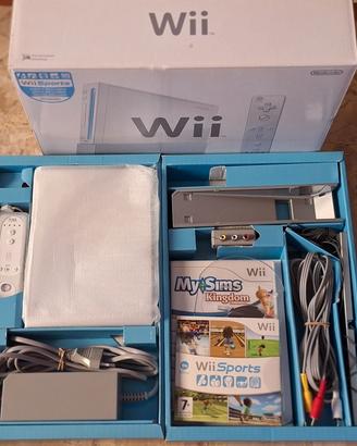 Nintendo wii completa con scatola e 2 giochi 