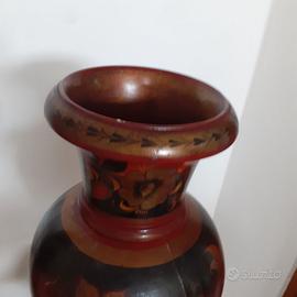 vaso in legno