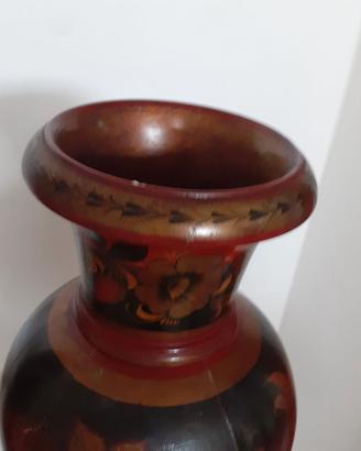 vaso in legno