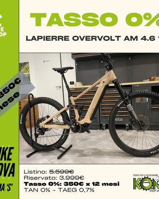 Ebike Lapierre Overvolt AM 4.6 '25-Taglia S