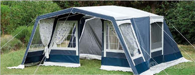Tenda da campeggio casetta anni 80