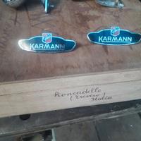 Coppia stemmi Karmann Ghia