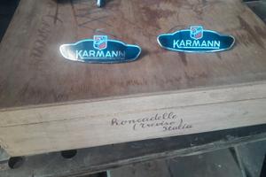 Coppia stemmi Karmann Ghia