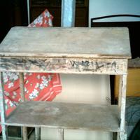 Scrittoio antico in legno di Abete da restaurare
