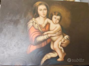 Quadro dipinto a olio su tela