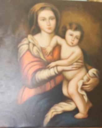 Quadro dipinto a olio su tela
