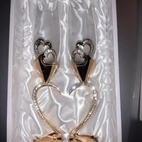 Coppia di calici da matrimonio