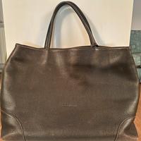 Borsa grande pelle nera coccinelle