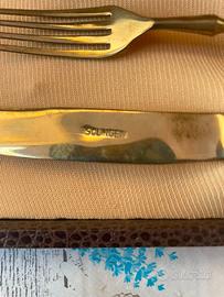 Set di 3 posate solingen argento 800