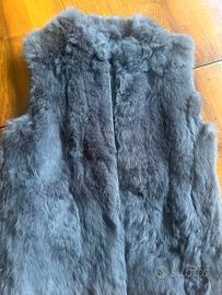 giacca smanicato pelliccia 