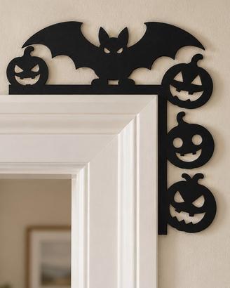 addobbo per porta di Halloween 