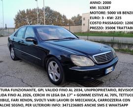 Mercedes Benz S 500 V8 GPL OK 2034 313000KM