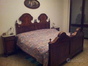 Letto antico originale fine 800 con materassi