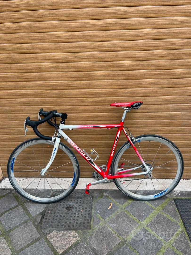 Cadre Vélo Course Moser OVER 7003 - Aluminium 57cm - Jaune/Bleu - Neuf (léger Stockage)
