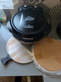 fornetto per pizza Ferrari con doppio piatto refra