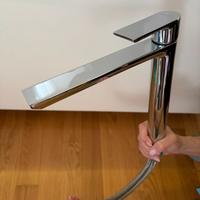 Rubinetto AQUALIFE in acciaio Cromato 31x22x3,5cm