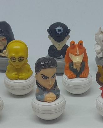 Lotto 10 Personaggi Star Wars Rollinz Esselunga