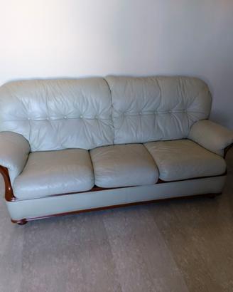 Salotto Completo in Vera Pelle