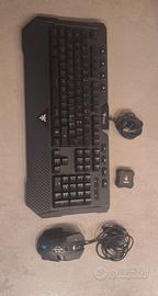 MOUSE E TASTIERA  GAMING