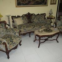 Divano classico + 2 poltrone