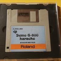 ROLAND G-800 DEMO SMF Midi File - Floppy Disk