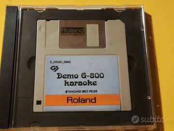 Lotto Floppy Disk 12+1 ROLAND SMF Midi File -