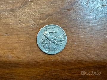 Moneta 20 lire 1911