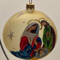 Palla di Natale Artigianale con stand