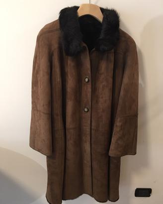 Cappotto in shearling pregiato Van Ludd tg 50