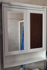 
Mobile a specchio HEMNES ikea con illuminazione 
