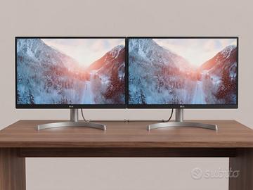 2 Monitor LG 24" Full HD (Anche singoli) 