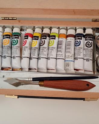 Valigetta  Lefranc & Bourgeois colori a olio