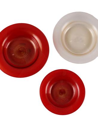 Gruppo di Tre Piatti in Vetro di Murano - Anni '70