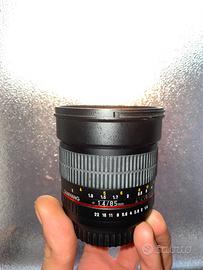 Obiettivo Samyang 85mm F 1.4