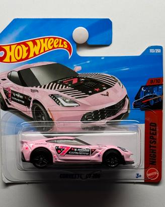 Hot Wheels Corvette C7 Z06 Rosa - Nightspeed 2026