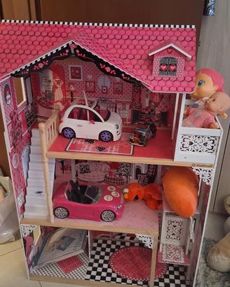 casa originale di barby in legno