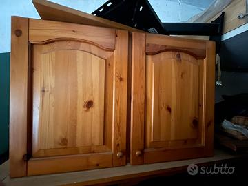 Mobile da cucina in abete massello